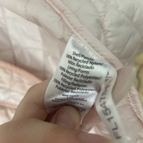 Free Assembly Women's Quilted‎ Cinched Waist Liner Jacket Mauve Chalk Size Med - Picture 11 of 16